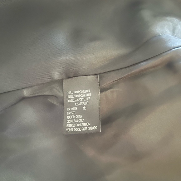 Tahari Arthur S. Levine Petite Blazer. Black & Gold Wrap Style - Size 2P - BNWT - Picture 8 of 12